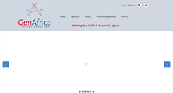 Desktop Screenshot of genafrica.com